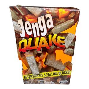 2013 Jenga Quake Aftershocks & Falling Blocks Hasbro Tested